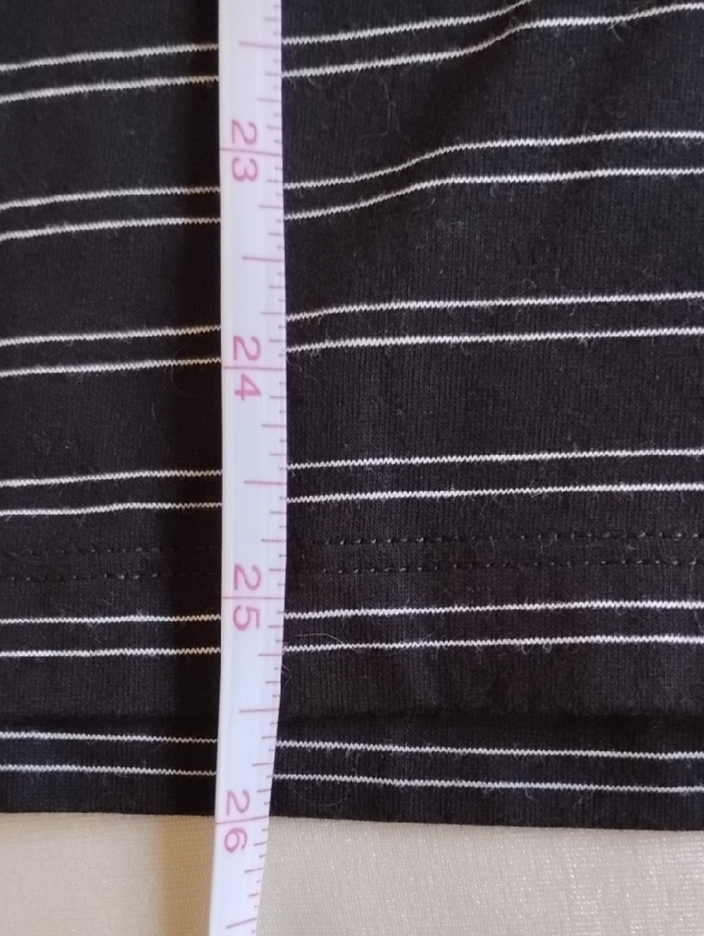 NWOT Calvin Klein Liquid Touch Striped Cotton Polo Shirt L Black White - Picture 7 of 7